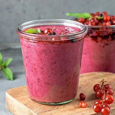 Receta de Smoothie de Frutos Rojos