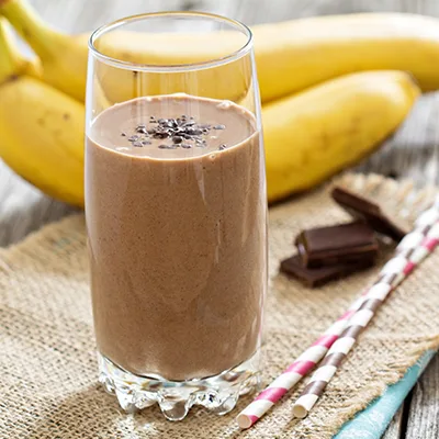 Receta de Smoothie de Chocolate, Banana y Avena