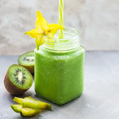 Receta de Smoothie de Kiwi y Aguacate